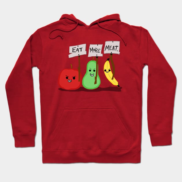 Anti-Vegetarianism Hoodie by wolfmanjaq